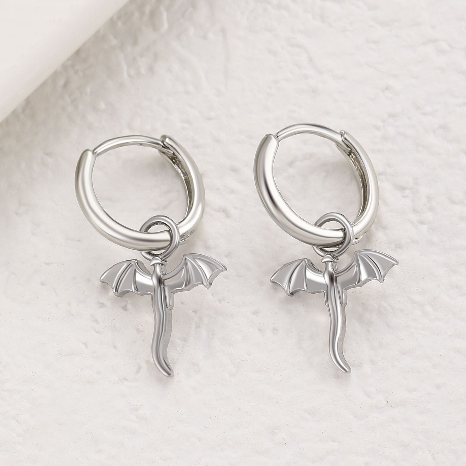Wholesale Mini flying dragon earrings